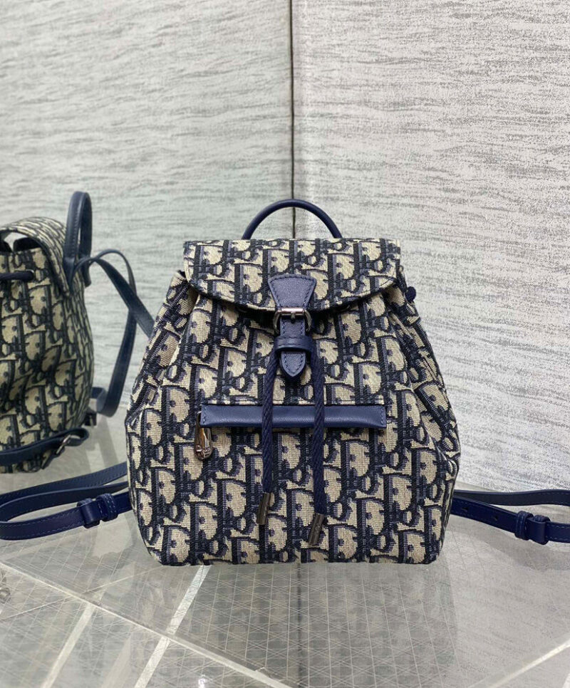 Christian Dior Kids' Backpack Dark Blue